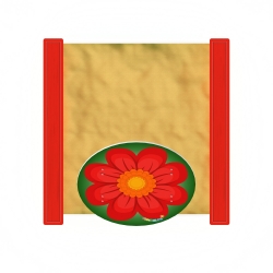 Песочница с навесом Забава-цветок ИО 5.01.08-01 - по ценам производителя в Саранске
