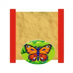 Песочница с навесом Забава-бабочка ИО 5.01.09-01 - по ценам производителя в Саранске