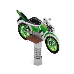 Качалка на пружине Мотоцикл (зеленый) ИО 22.03.01-01 - фото, описание, цена