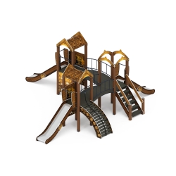 Детский игровой комплекс «Городок (Эко)» ДИК 2.01.3.03-32 - фото, описание, цена