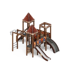 Детский игровой комплекс «Замок» (Средневековый) 2.18.02-02 по цене 535490 руб., 
