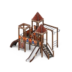 Детский игровой комплекс «Замок» (Средневековый) 2.18.02-02 - фото, описание, цена