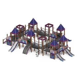 Детский игровой комплекс «Замок» (Пиксель) 2.18.11-03 - фото, описание, цена