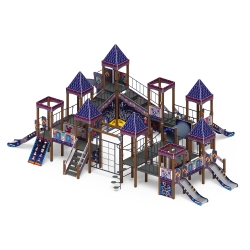 Детский игровой комплекс «Замок» (Пиксель) 2.18.12-03 по цене 1781890 руб., 