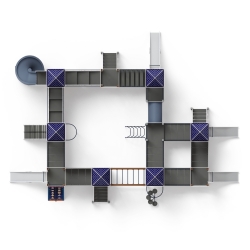 Детский игровой комплекс «Замок» (Пиксель) 2.18.12-03 - фото, описание, цена