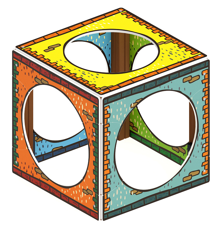 Домик Кубик (Город) - МФ 10.01.14-02 - фото, описание, цена