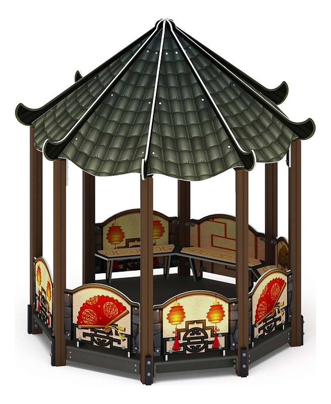 Беседка-пагода Карнавал (Шанхай) - МФ 10.22.01-03 по цене 255290 руб., 